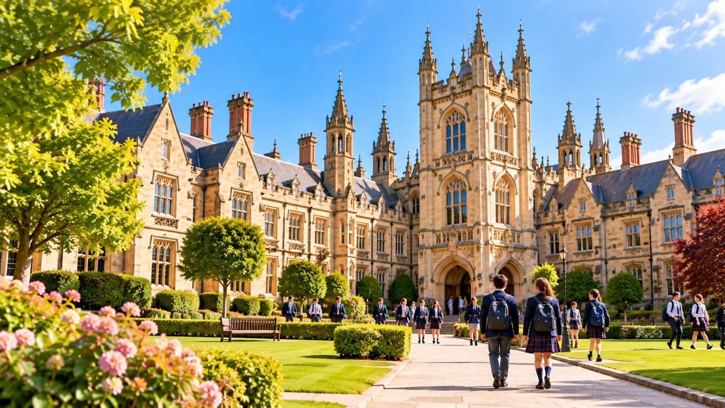 Historic academic institution building