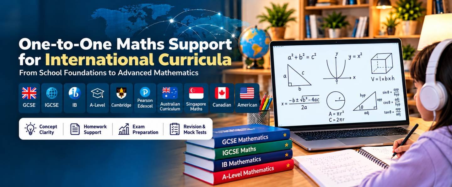 One-to-One Maths Support for International Curricula